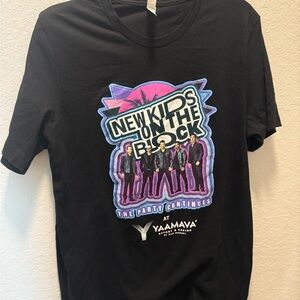New Kids on the Block Black Graphic T-Shirt Size L